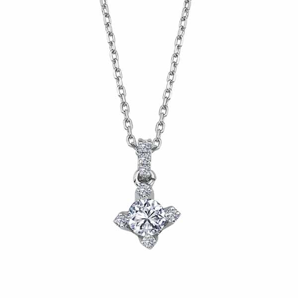 0.26 ct Pırlanta Tektaş Kolyeler