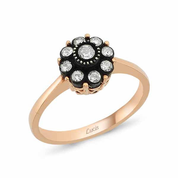 0.27 ct Elmas Gül Yüzükler