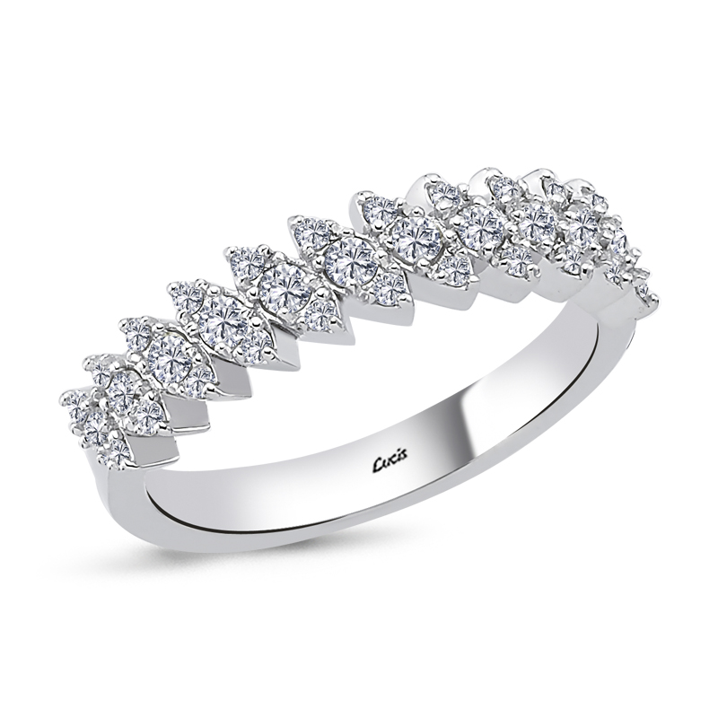 0.16 ct Pırlanta Yarım Tur Yüzükler